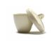 Crucible 10ml., Porcelain with lid, Tall Pack of 10