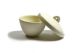 Crucible 30ml., Porcelain with lid, Squat Pack of 30