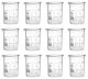 Beakers, Glass Low Form ASTM 20ml pack of 12