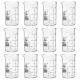 Beakers, Glass Low Form ASTM 30ml pack of 12
