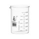 Beakers - Glass 600ml - ASTM, Low Form, with spout, borosilicate, dual scale graduated