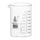 Beakers - Glass 800ml - ASTM, Low Form, with spout, borosilicate, daul scale graduated