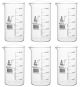 Beaker Tall form, with spout made of borosilicate glass, graduated, 500ml, PK/6