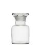Bottle Reagent, made of soda glass, wide neck with stopper, 30ml.