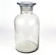 Bottle Reagent, made of soda glass, wide neck with stopper, 2000ml.
