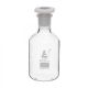 Bottle Reagent, made of borosilicate glass, narrow mouth with acid proof polypropylene stopper 125ml., socket size 19/26