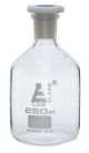 Bottle Reagent, made of borosilicate glass, narrow mouth with acid proof polypropylene stopper 250ml., socket size 19/26