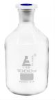 Bottle Reagent, made of borosilicate glass, narrow mouth with acid proof polypropylene stopper 1000ml., socket size 29/32