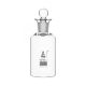 Bottle BOD, borosilicate glass with interchangeable glass stopper, 125ml.