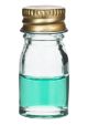 Bottle - Bijou, Media vaccine, narrow mouth with aluminium screw cap and rubber linear, 7ml.