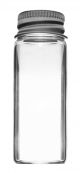 Bottle - Bijou, Media vaccine, narrow mouth with aluminium screw cap and rubber linear, 14ml.