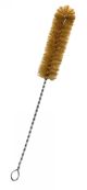 Brush Test tube - Bristle, with fan shaped end, L 90mm, dia 29mm, total length 230mm