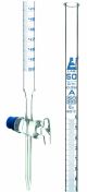 Burettes - Glass Key Capacity 50ml Sub. Div.0.10ml Tolerance ± 0.05ml class-A