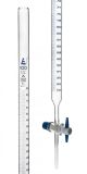 Burettes with straight bore interchangeable PTFE key stopcock, capacity 100ml, Sub. Div. 0.20ml Tolerance ± 0.10ml, class 'A'