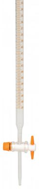 Burettes - PTFE Key Stopcock - Amber Printing, Class-A, 50 ml