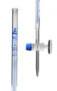 Burettes Schellbach-single bore, glass stopcock, capacity 10ml, Sub. Div. 0.10ml Tolerance ± 0.05ml, class 'A', Blue Graduation