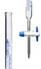 Burettes Schellbach-PTFE key stopcock, capacity 100ml, Sub. Div. 0.20ml Tolerance ± 0.20ml, class 'B'
