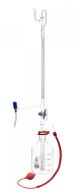Automatic Zero Burette, 25ml - Class A - 29/32 Joint Size - 0.05±ml Tolerance, 0.10ml Sub. Divisions - 2000ml Reservoir Capacity - With Intermediate Stopcock & Schellbach Stripe - Eisco Labs BURETTES - AUTOMATIC - GLASS, CLASS A, 25 ML