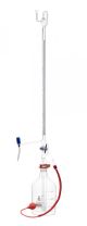 Automatic Zero Burette, 50ml - Class B - 34/35 Joint Size - 0.10±ml Tolerance, 0.10ml Sub. Divisions - 2000ml Reservoir Capacity - With Intermediate Stopcock & Schellbach Stripe - Eisco Labs