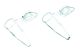 PCR Tubes PP 0.2 ml flat cap, clear pack of 1000