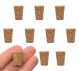 Cork Stopper - Bark, size no. 2, bottom 9mm, top 13mm, length 17mm, pk of 10
