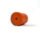 Stopper Rubber, 1 hole , bottom 27mm, top 31mm, length 32mm ( Single Rubber Stopper) One hole