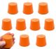 Stopper Rubber, Solid, bottom 35mm, top 45mm, length 36mm, pk of 10