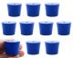 Blue ASTM neoprene stoppers with 1 hole (5 mm dia): ASTM Size: #6 Bottom 26mm Top 32mm Length 25mm Made from long lasting neoprene rubber, oil resistant, Use up to temps of 250°F / 120°C Pack of 10