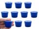 Blue ASTM neoprene stoppers with 1 hole (5 mm dia): ASTM Size: #7 Bottom 30mm Top 37mm Length 25mm Made from long lasting neoprene rubber, oil resistant, Use up to temps of 250°F / 120°C Pack of 10