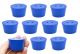 Blue ASTM neoprene stoppers with 2 hole (5 mm dia): ASTM Size: #8 Bottom 33mm Top 41mm Length 25mm Made from long lasting neoprene rubber, oil resistant, Use up to temps of 250°F / 120°C Pack of 10