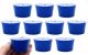 Blue ASTM neoprene stoppers with 1 hole (5 mm dia): ASTM Size: #8.5 Bottom 36mm Top 43mm Length 25mm Made from long lasting neoprene rubber, oil resistant, Use up to temps of 250°F / 120°C Pack of 10