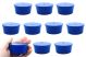 Blue ASTM neoprene stoppers with 1 hole (5 mm dia): ASTM Size: #11 Bottom 48mm Top 56mm Length 25mm Made from long lasting neoprene rubber, oil resistant, Use up to temps of 250°F / 120°C Pack of 10