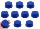 Blue ASTM neoprene stoppers with 1 hole (5 mm dia): ASTM Size: #11.5 Bottom 50mm Top 63mm Length 25mm Made from long lasting neoprene rubber, oil resistant, Use up to temps of 250°F / 120°C Pack of 10