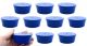Blue ASTM neoprene stoppers with 1 hole (5 mm dia): ASTM Size: #12 Bottom 54mm Top 64mm Length 25mm Made from long lasting neoprene rubber, oil resistant, Use up to temps of 250°F / 120°C Pack of 10