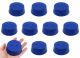 Blue ASTM neoprene stoppers with 2 hole (5 mm dia): ASTM Size: #13 Bottom 58mm Top 68mm Length 25mm Made from long lasting neoprene rubber, oil resistant, Use up to temps of 250°F / 120°C Pack of 10