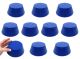 Blue ASTM neoprene stoppers with 2 hole (5 mm dia): ASTM Size: #16 Bottom 90mm Top 127mm Length 50mm Made from long lasting neoprene rubber, oil resistant, Use up to temps of 250°F / 120°C Pack of 10
