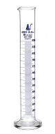 Cylinder Measuring Graduated, cap. 250ml., class 'B', round base with spout, borosilicate glass