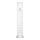 Cylinder Measuring Graduated, cap. 1000ml., class 'B', round base with spout, borosilicate glass, White Graduations