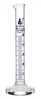 Cylinder Measuring Graduated, cap. 5ml., class 'A', round base with spout, borosilicate glass