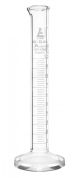 Cylinder Measuring Graduated, cap. 10ml., class 'A', round base with spout, borosilicate glass, white graduations