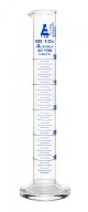 Cylinder Measuring Graduated, cap. 50ml., class 'A', round base with spout, borosilicate glass