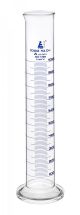 Cylinder Measuring Graduated, cap. 1000ml., class 'A', round base with spout, borosilicate glass