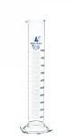 Cylinder Measuring Graduated, cap. 500ml., class 'B', Hex. base with spout, borosilicate glass