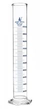 Cylinder Measuring Graduated, cap. 2000ml., class 'B', Hex. base with spout, borosilicate glass