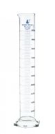 Cylinder Measuring Graduated, cap. 2000ml., class 'A', Hex. base with spout, borosilicate glass