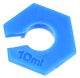 Cylinder Measuring Protector 10ml, hexagonal ABS shape, pk of 10