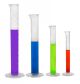 Cylinder Measuring Graduated-Hexagonal, Set of 4 Polypropylene 10ml, 25ml , 50ml, 100ml