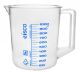 TPX 1000ml Measuring Jug Graduation 50 ml printed graduations