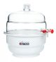 Desiccator - Vacuum, 25cm, made of Polypropylene and Polycarbonate