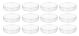 Petri Dish 75mm, moulded in Polypropylene Pack of 12